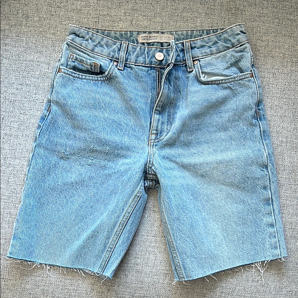 Light Blue Denim Shorts (Jorts)